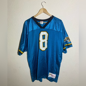 MARK BRUNELL #8 Vintage Wilson Jacksonville Jaguars‎ Teal Jersey